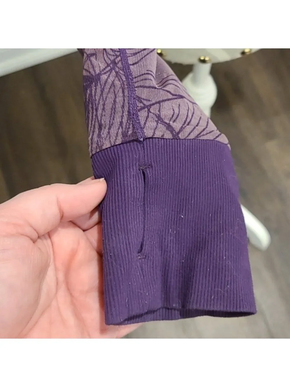 Lululemon Reversible jacket purple peacock…